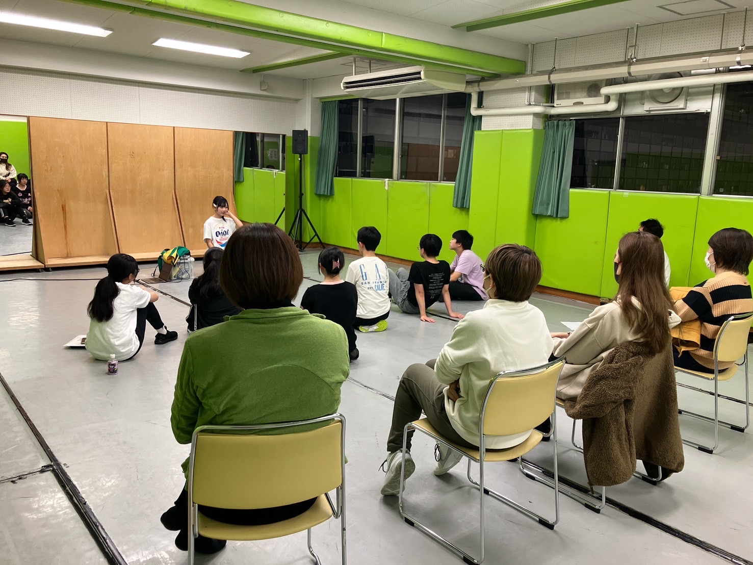 保護者参加のプレゼンの様子