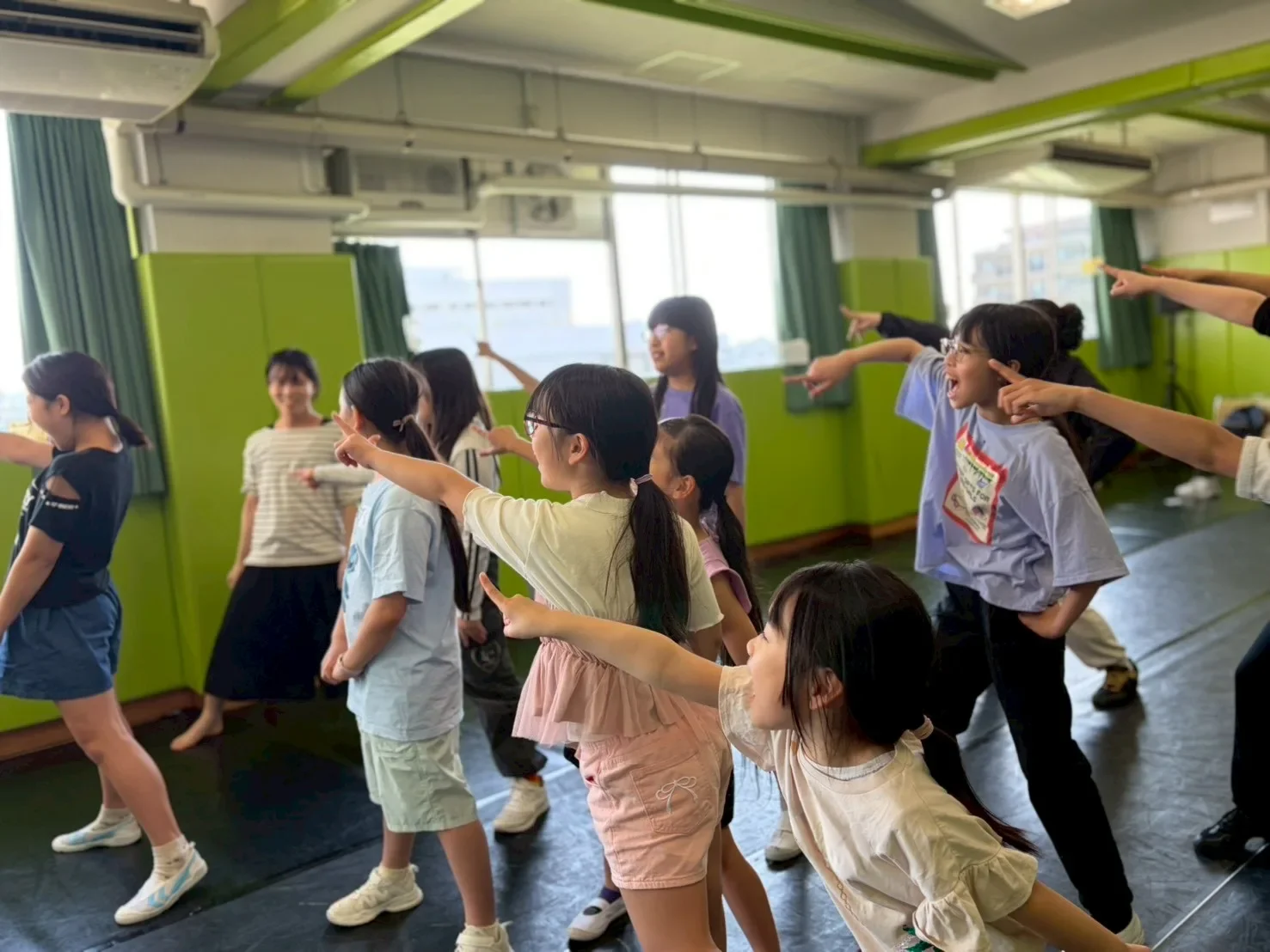 演技の様子
